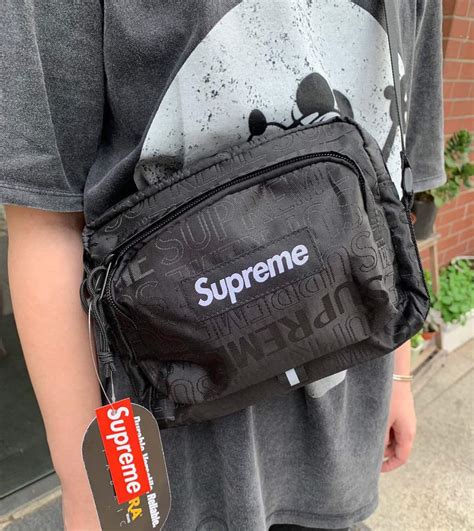 supreme shoulder bag fake buy|real supreme shoulder bag.